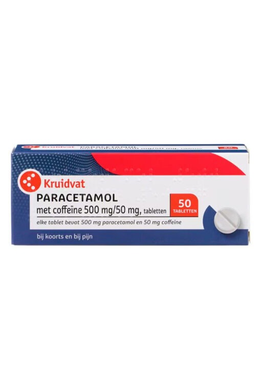 Kruidvat Paracetamol cu ​​cafeina 500MG/50MG Tablete 50 buc