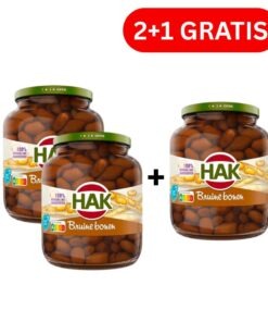 2+1 GRATIS Hak Fasole bruna gata preparata din Zeeland 720 g, Olanda