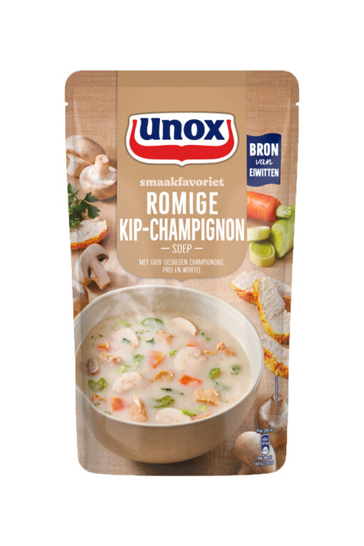 Unox Romige Kip-Champignonsoep 570 ml