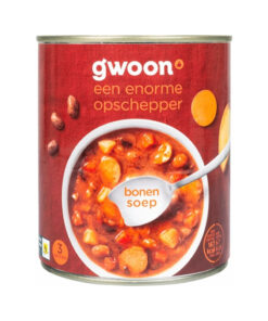 g’woon bruine bonensoep met rookworst 800 ml