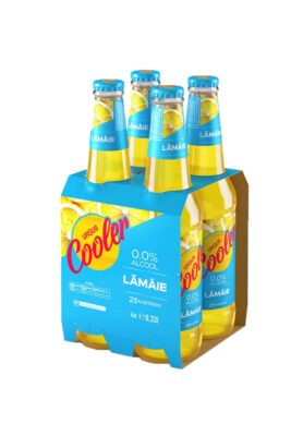 Ursus Cooler Lemon Bere fara alcool cu aroma de lamaie, 4sticle x 330ml