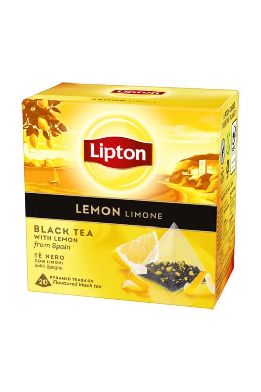 Lipton Black tea lemon 20 stuks - Image 2