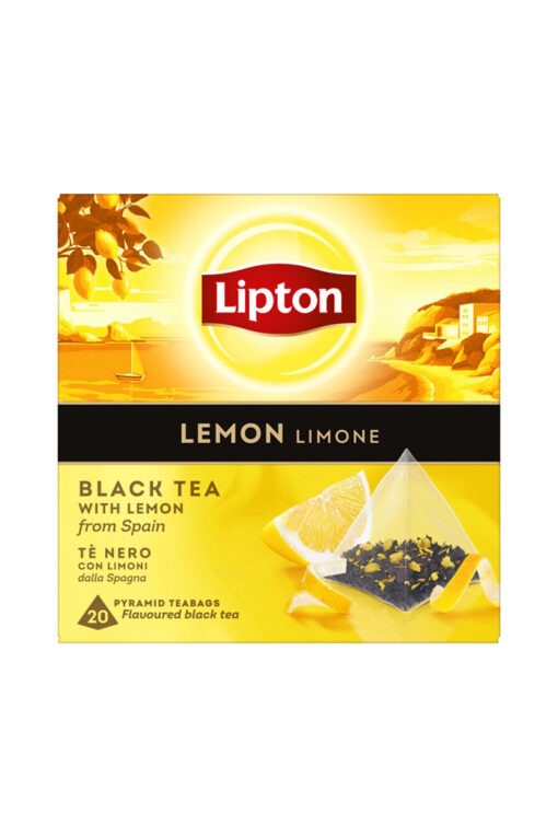 Lipton Black tea lemon 20 stuks