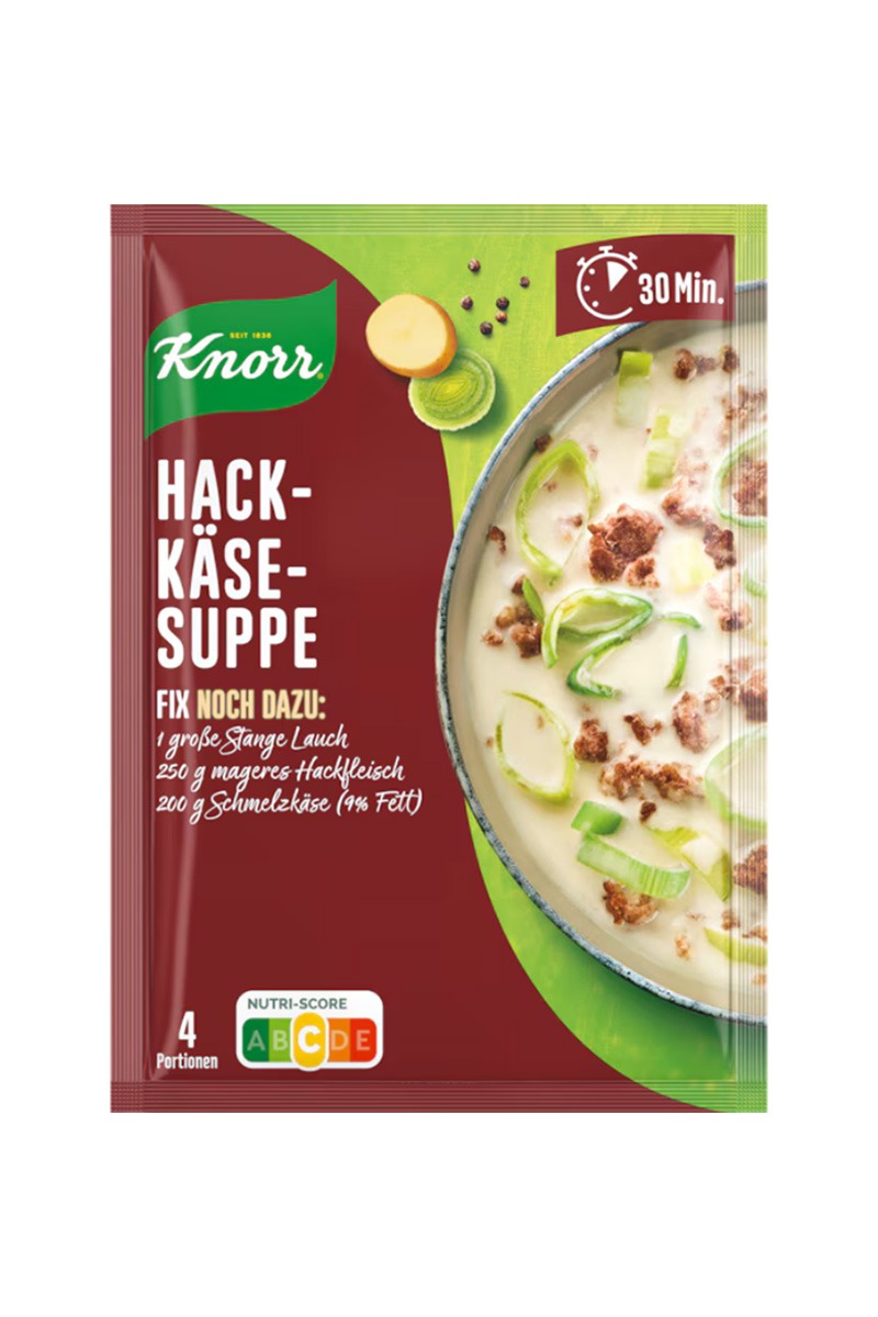 Spezie Knorr Fix per zuppa di formaggio con carne macinata 58g
