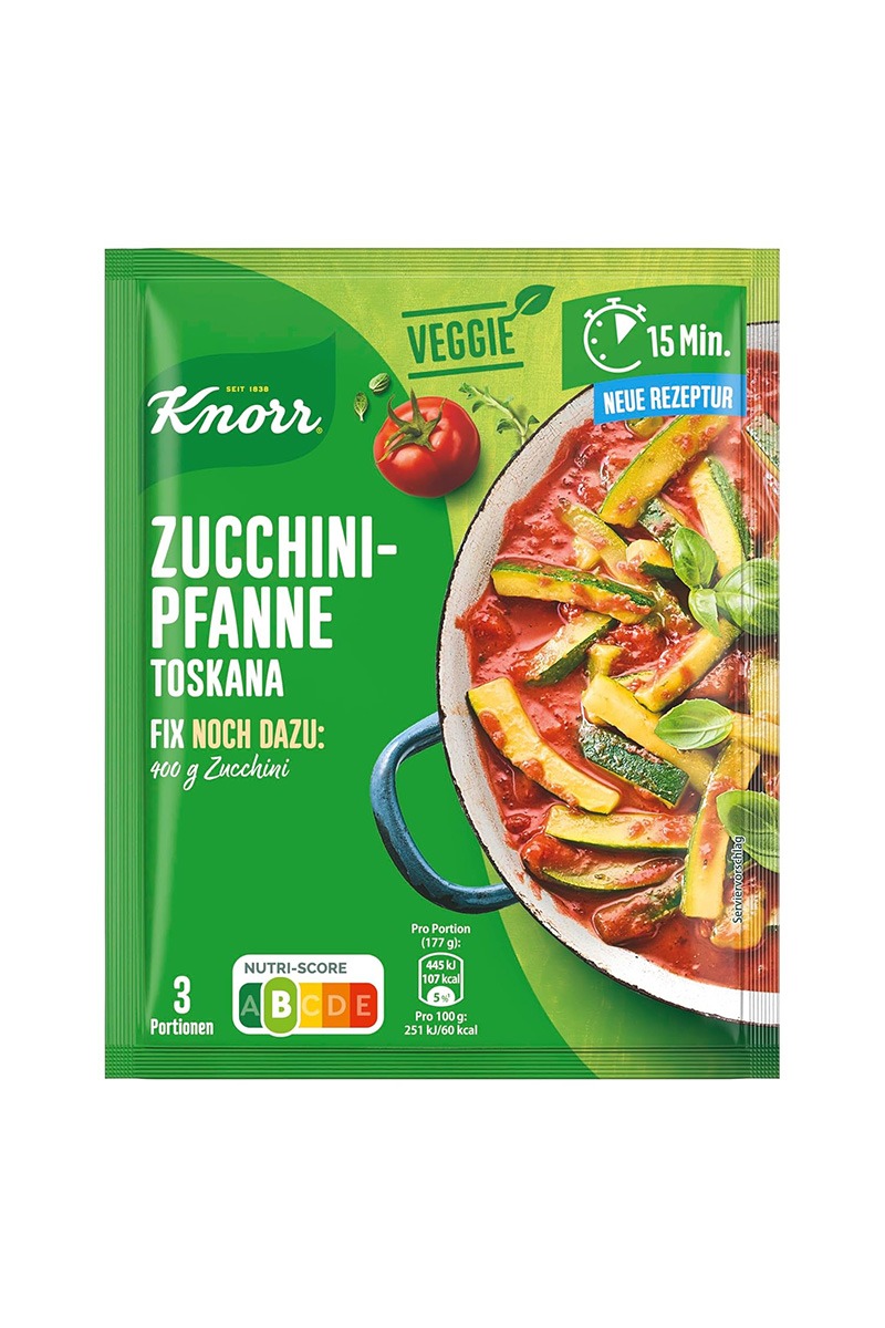 Knorr Fix Condimente baza pentru dovlecei Toscana, 3 Portii, 35g