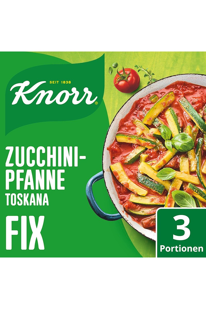 Knorr Fix Condimente baza pentru dovlecei Toscana, 3 Portii, 35g – Bild 4