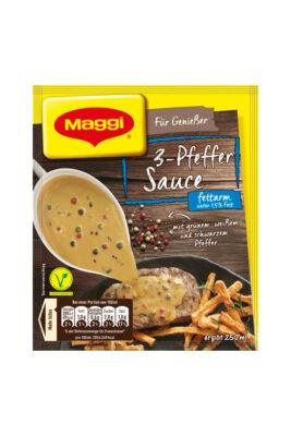 Maggi sos crema de piper 3 culori (250 ml) instant, import Germania