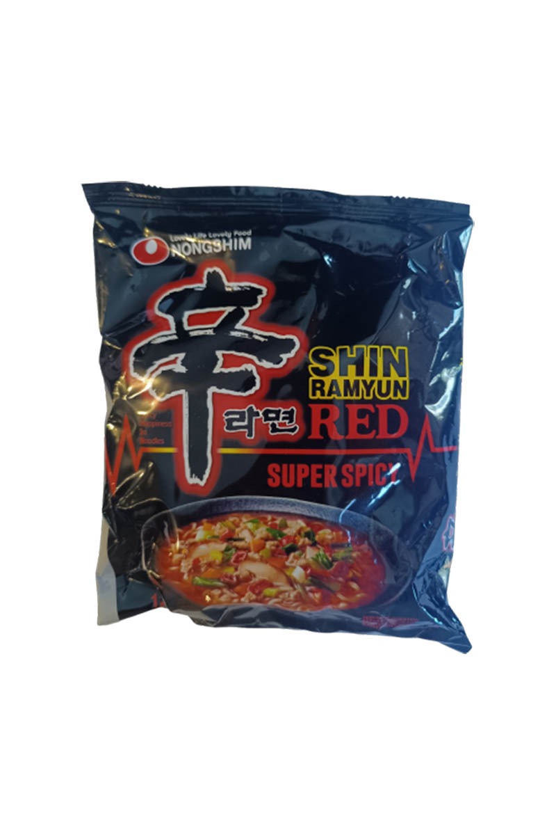 Nongshim Super Spicy Noodles, supa extra picanta 120g