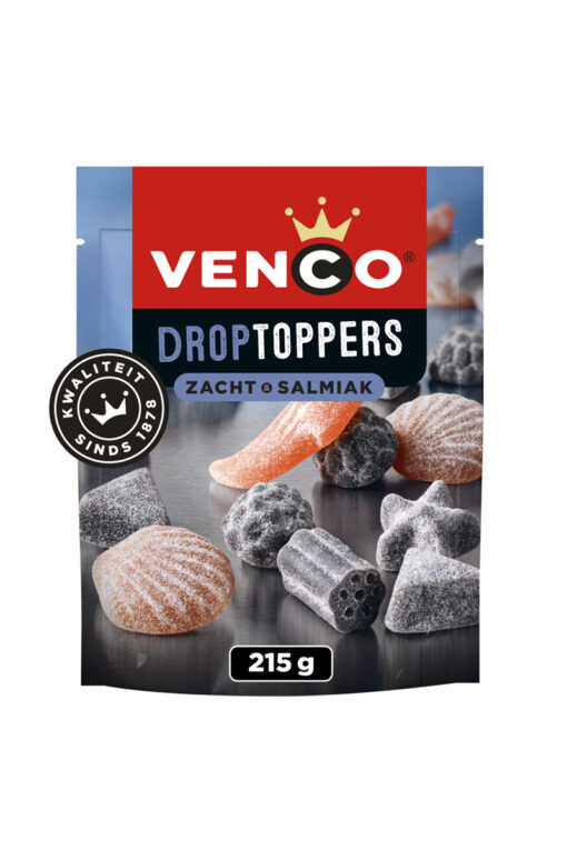 Venco Dropsuri Moi cu Salmiac si Lemn Dulce 215g, import Olanda