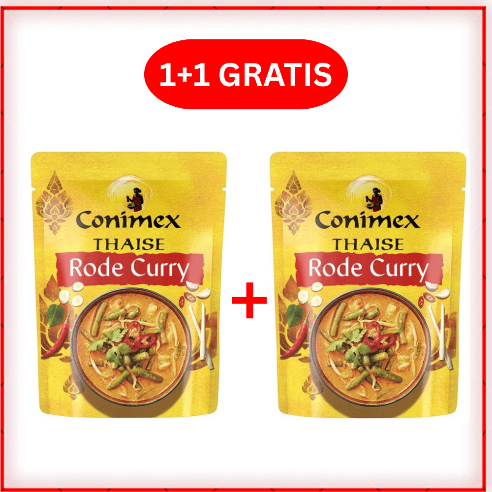 1+1 GRATIS Pasta de condimente Thaise Rode Curry Conimex 90g