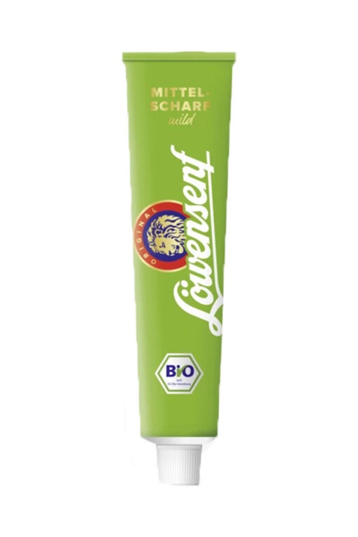 Löwensenf senf mittelscharf bio, 200ml Tube