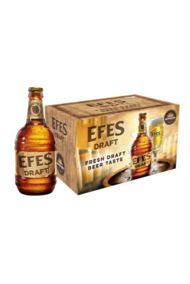 Bax Efes Draft bere blonda 12 x 0,50L, sticla, Import Turcia