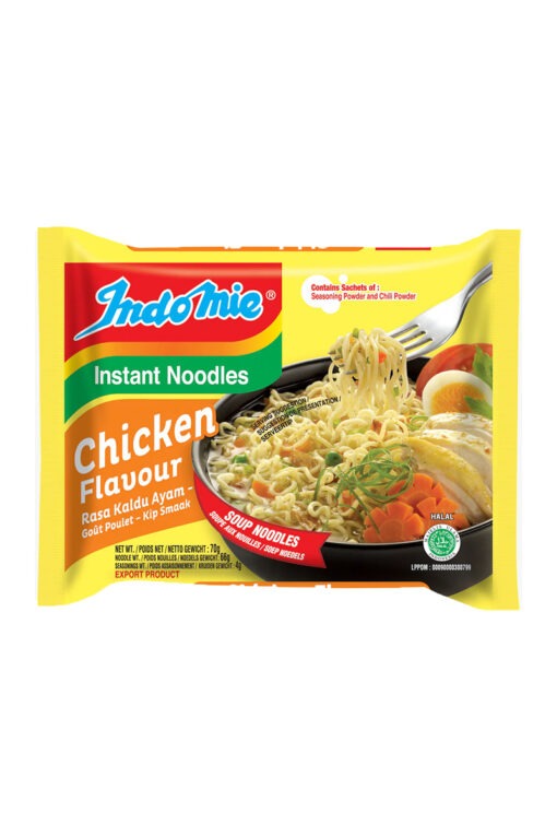 Indomie Noodles, Taitei instant cu aroma de pui 70g