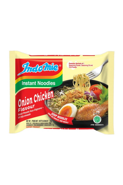 Indomie Noodles, Supa instant cu pui si ceapa