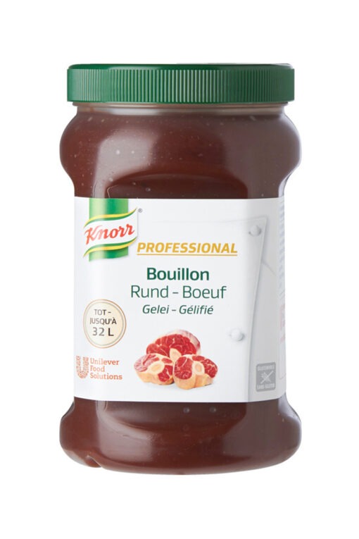 Knorr Professional Bouillon gegeleerd rundvlees 800 g potten