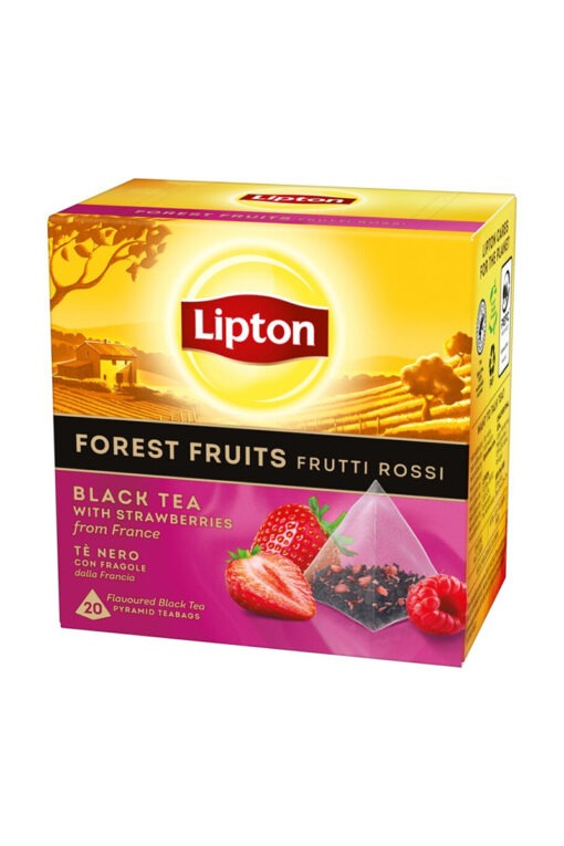 Lipton Forest fruits black tea 20 stuks - Afbeelding 2