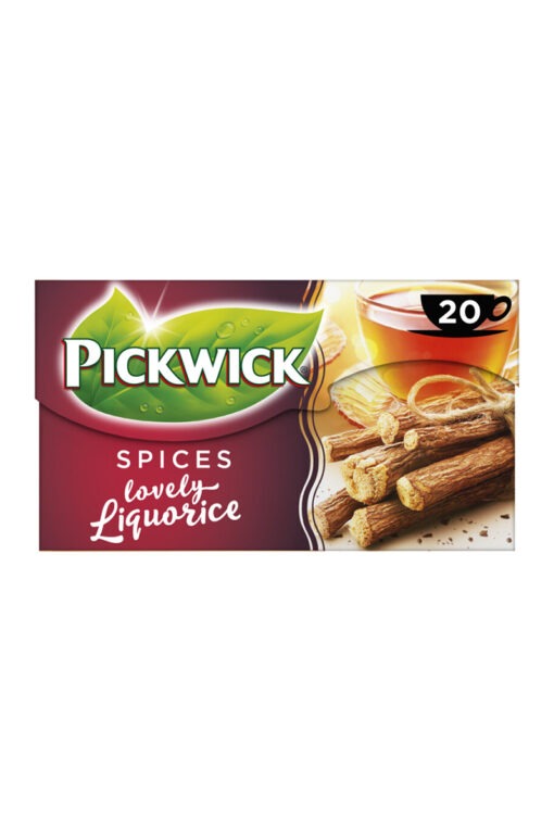 Pickwick Ceai oolong si negru cu lemn dulce 20 pliculete