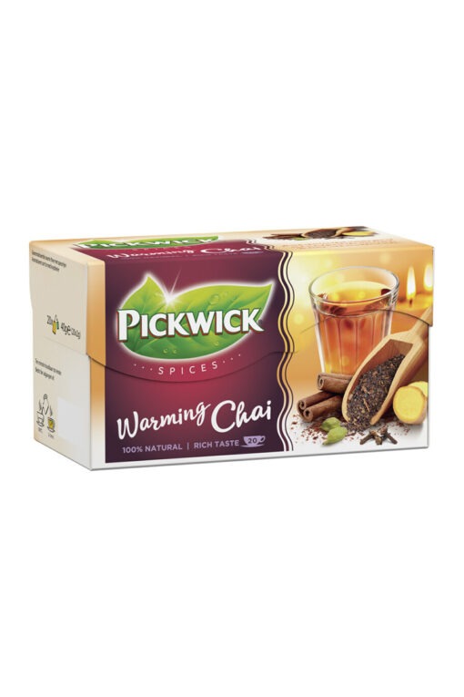 Pickwick Spices Warming Chai ceai negru aromat 20 pliculete - imagine 2