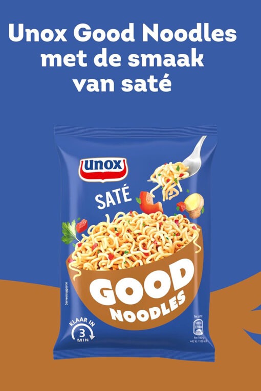 Unox Good noodles saté 69 g - Afbeelding 3