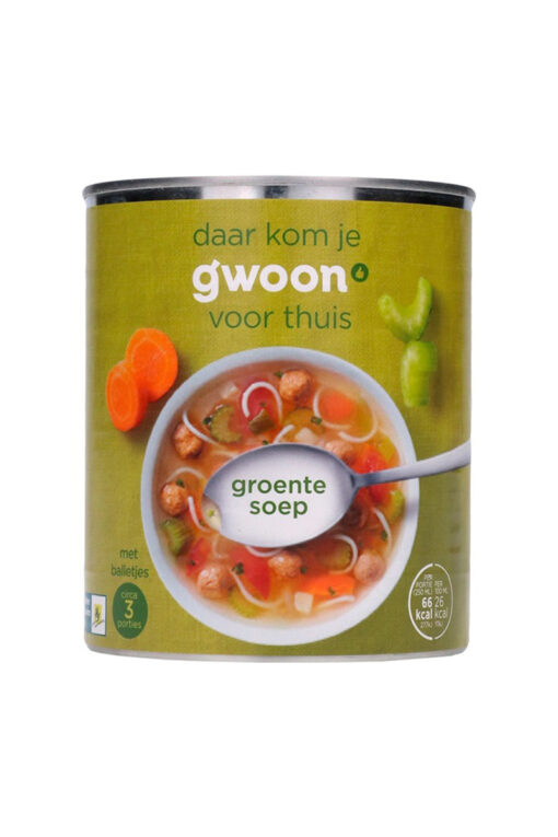 G'woon groentesoep 800ml