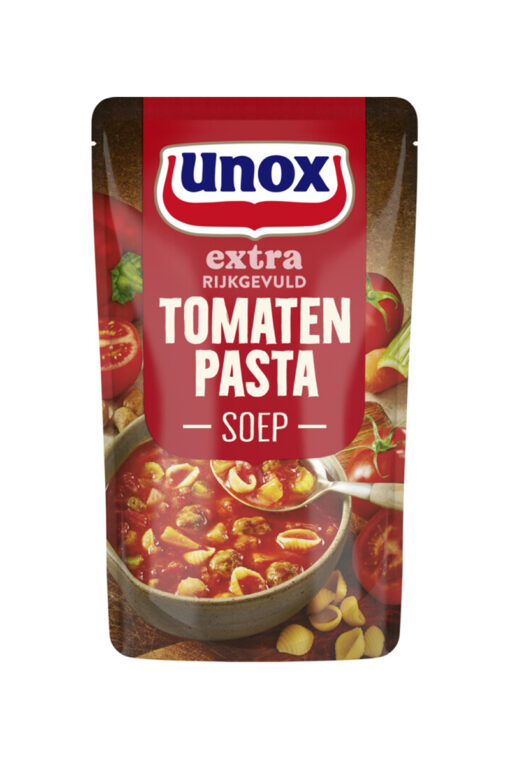 Supa de paste cu rosii si chiftele 570 ml, Unox Olanda