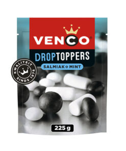 Venco Droptoppers salmiak & mint 225 g