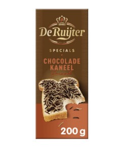 Fulgi de ciocolata cu lapte si scortisoara De Ruijter Specials  200g