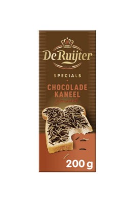 Fulgi de ciocolata cu lapte si scortisoara De Ruijter Specials  200g