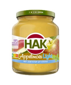 Hak Appelmoes Light Sos de mere cu Indulcitor Stevia 350 g