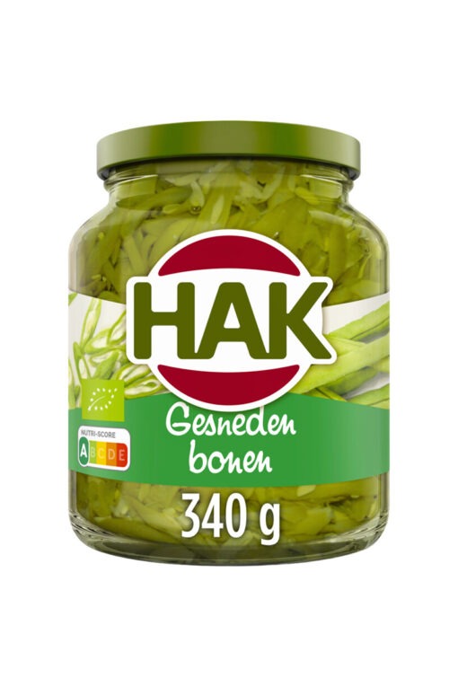 Fasolea verde feliata Hak 340g