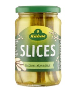 Castraveti felii, dulci-acrisori 330 gr, Kuhne