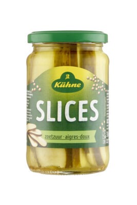 Castraveti felii, dulci-acrisori 330 gr, Kuhne