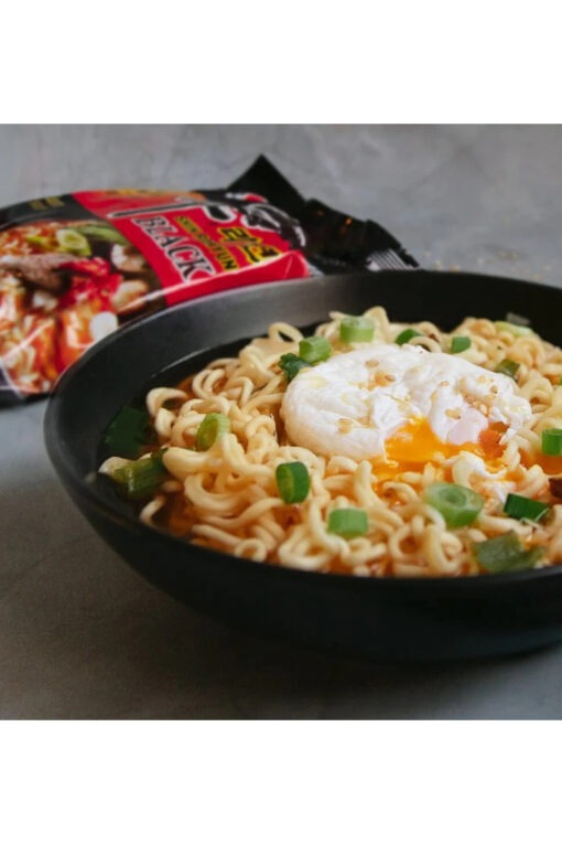 Nongshim taitei instant Shin Ramyun Black 130g – Image 2