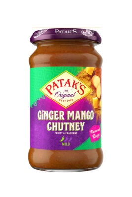 Patak's Chutney dulce de mango si ghimbir 340g