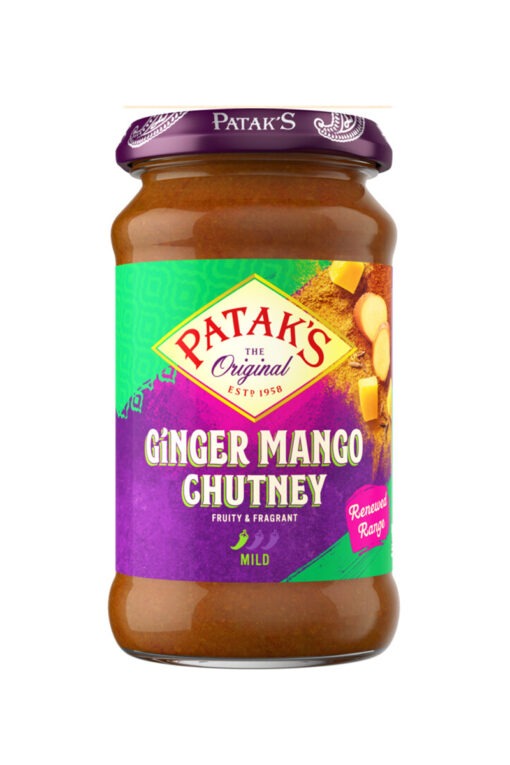 Patak's Chutney dulce de mango si ghimbir 340g