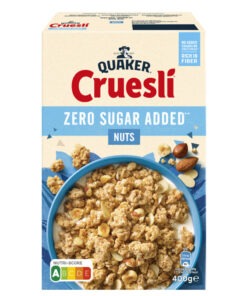 Quaker Cruesli cereale cu nuci 400 g, fara zahar adaugat, Olanda