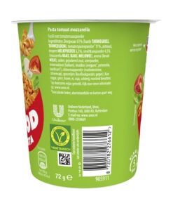 Alternative view of Unox Good Paste cu mozzarella si rosii 72g