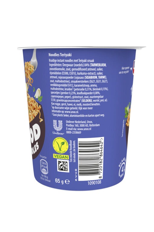 Unox Good Noodles Teriyaki 65g – Image 2