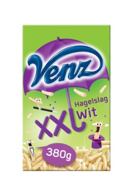 Fulgi rotunzi de ciocolata alba XXL Venz Olanda 380g