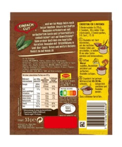 Alternatief beeld van Maggi Mix sos consistent pentru rulade 33 g