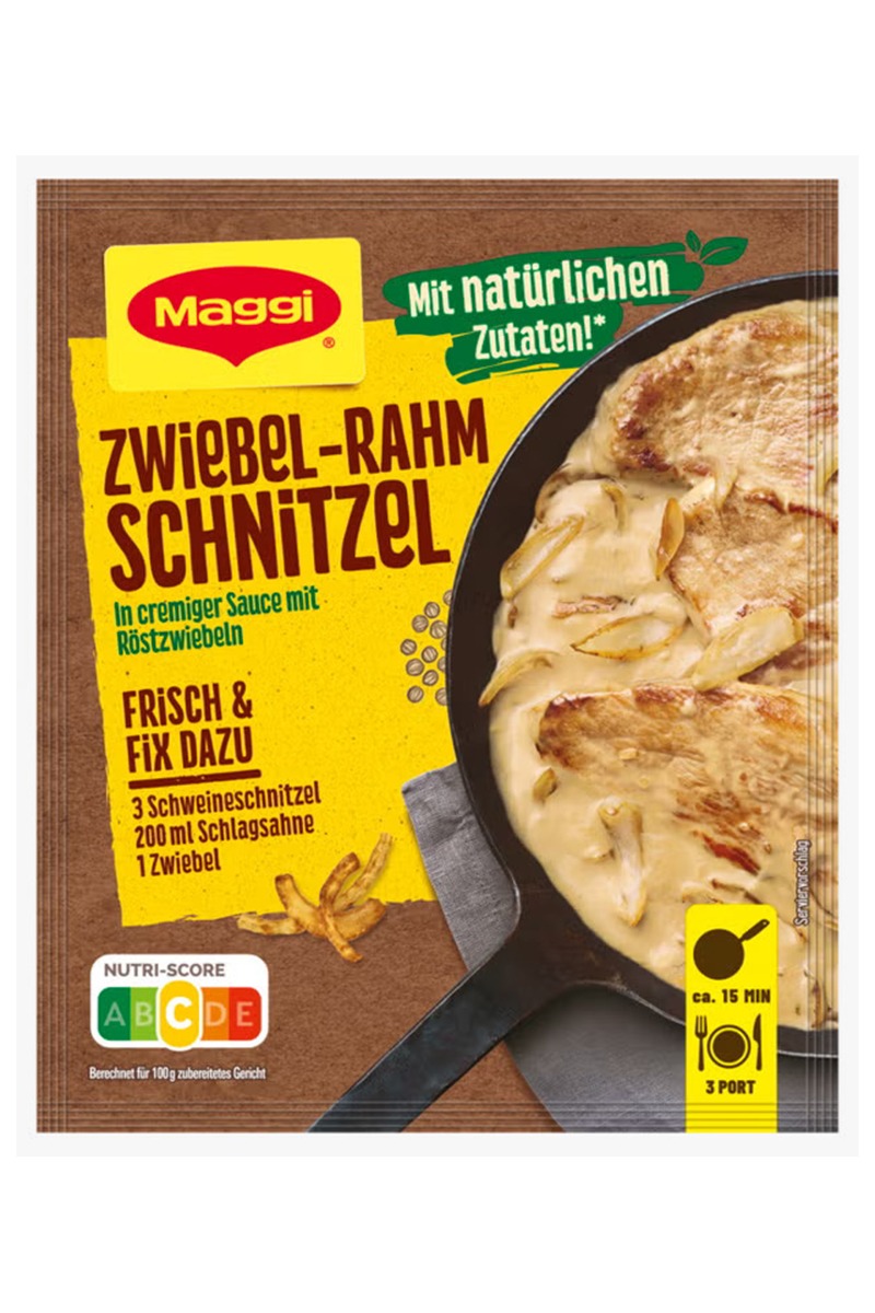 Maggi Fix pentru snitel cu crema de ceapa 33g