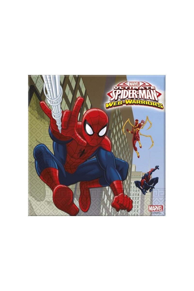 Set 20 servetele Spiderman Web Warriors