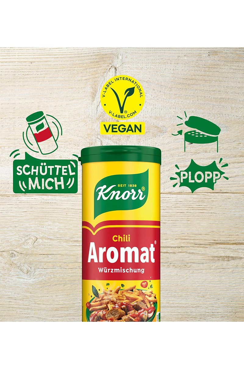 Knorr Aromat Amestec de condimente cu aroma de chili pentru asezonarea mancarurilor 90 g - Afbeelding 2