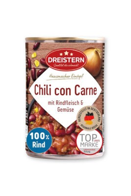 Dreistern Chili con Carne cu vita 400 g