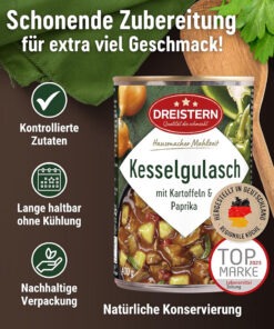 Vedere alternativă la Dreistern Kesselgulasch Gulas la ceaun 400 g