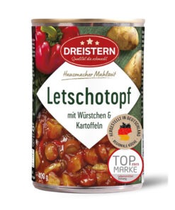 Dreistern Letschotopf, ghiveci de legume cu carnaciori 400g
