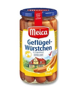 Meica Geflügel-Wiener Crenvursti pui 380 g