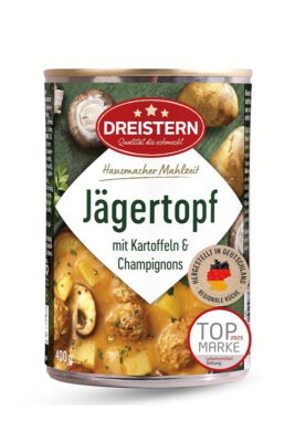 Dreistern Jägertopf tocanita de cartofi, cu ciuperci si chiftelute 400 g