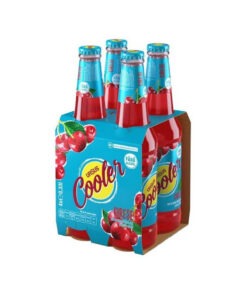 Ursus Cooler Cherry Bere fara alcool cu aroma de cirese, 4sticle x 330ml