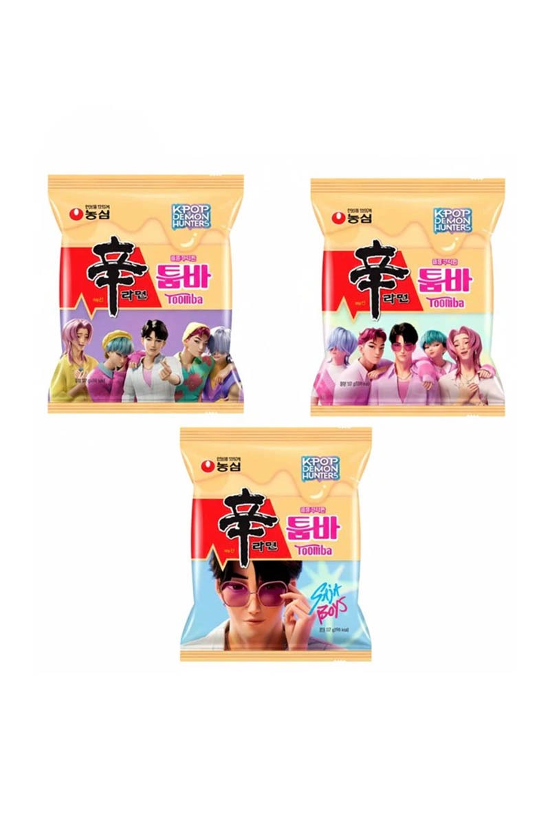 Nongshim taitei instant Shin Ramyun Toomba Stir Fry 137g - Demon Hunters Edition - imagine 2